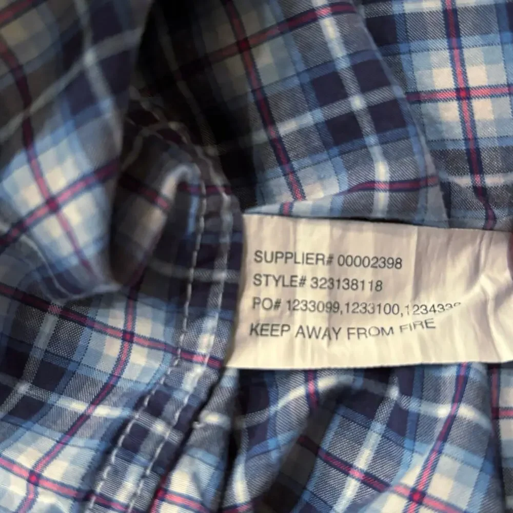 Polo Ralph Lauren Boys XL Blue & Red Plaid Poplin Button Down [Men's Small]